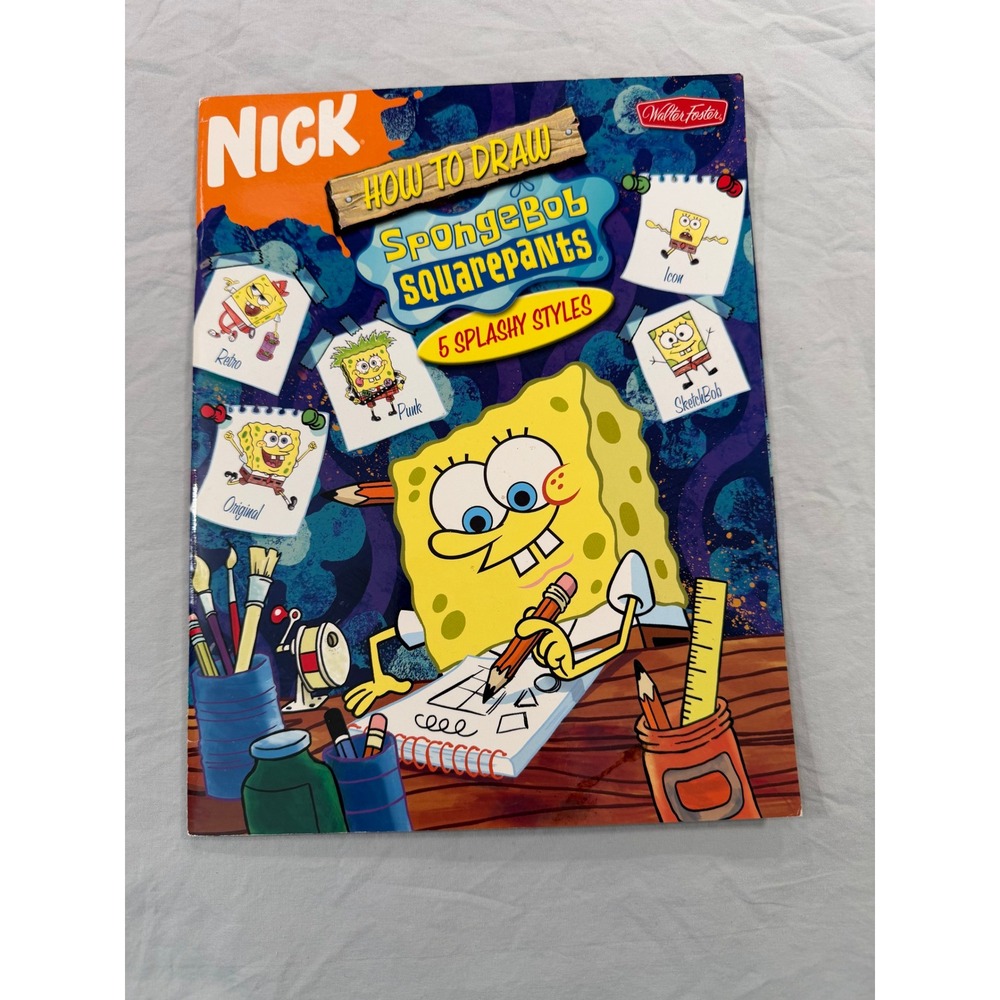 Nickelodeon How to Draw SpongeBob SquarePants 5 Splashy Styles Book